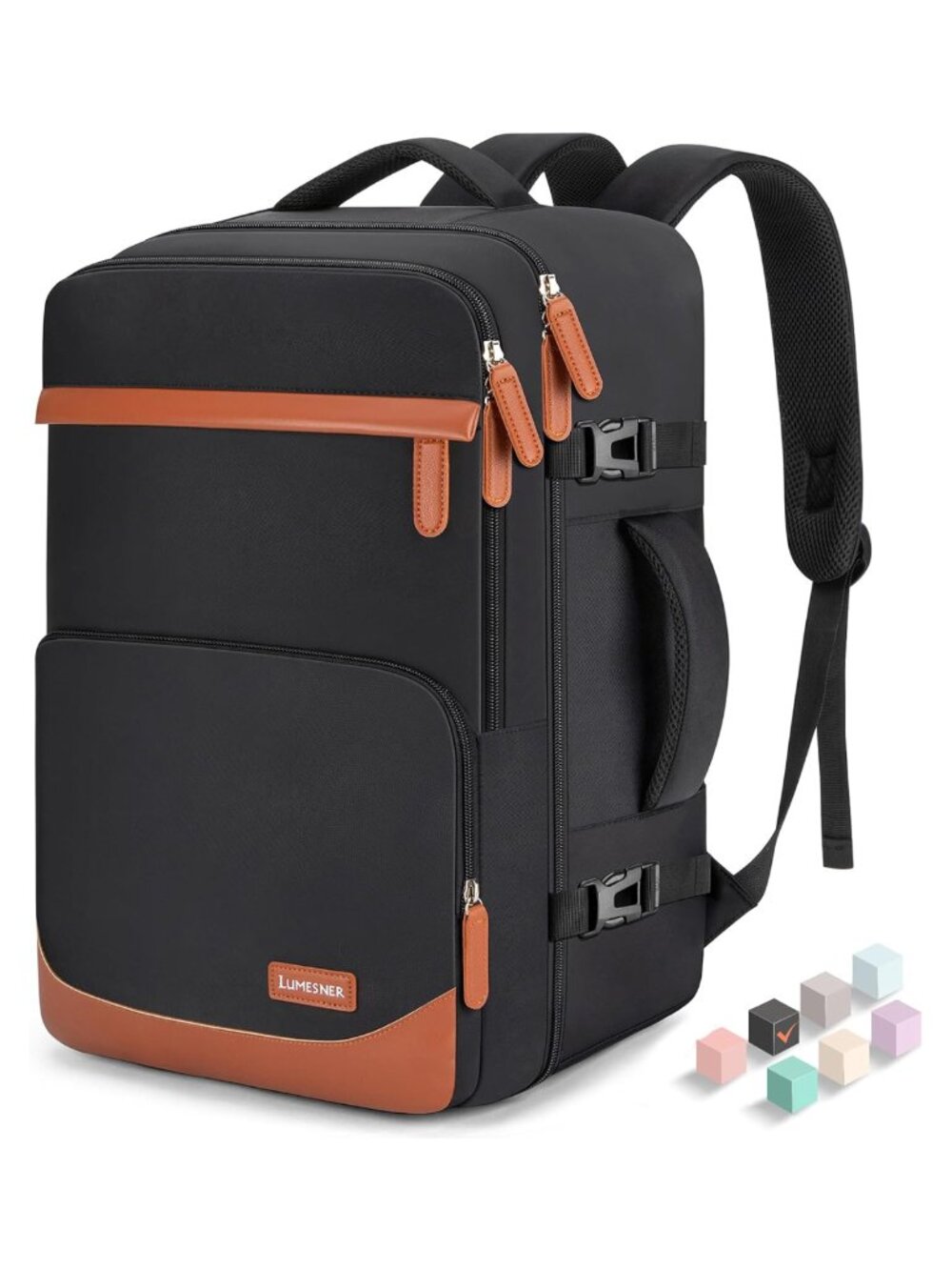 40L Travel Backpack Water-Resistant Laptop Carry-On
